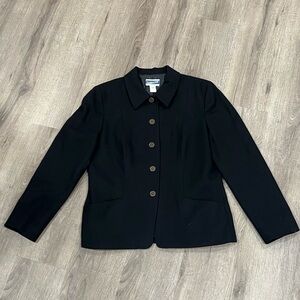 Pendleton Size 10 Made in USA 100% Wool Button Front Blazer Coat Classic Chic